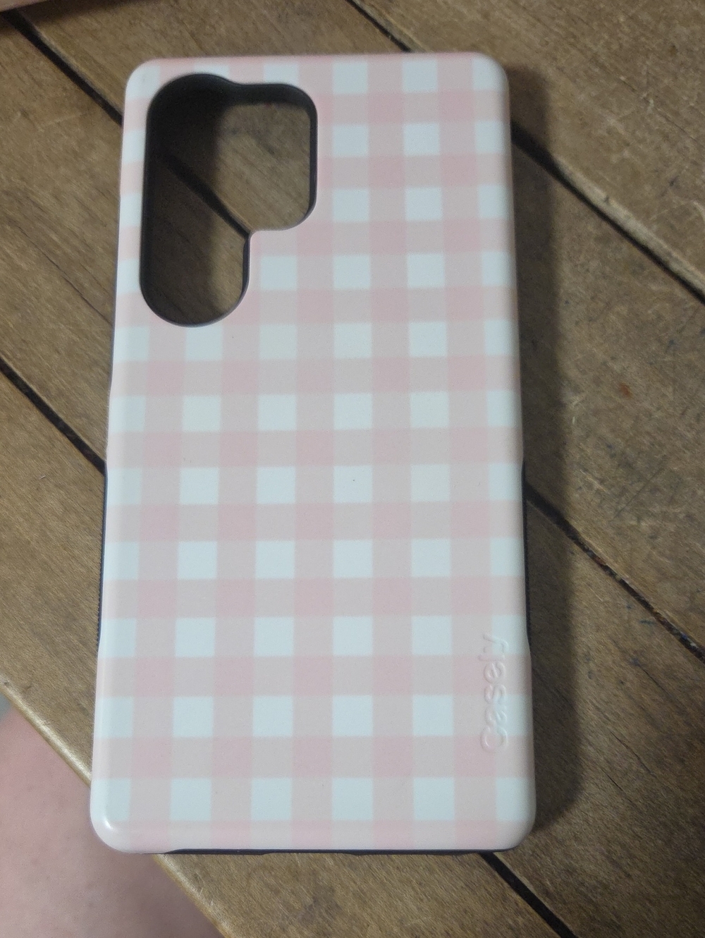 Casetify Pink & White Samsung 25 Ultra Phone Case